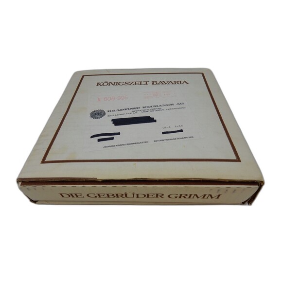 Bradford Exchange Königszelt Bavaria Brothers Grim Rumpelstilzchen Plate - Picture 7 of 7